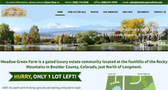 Desktop Screenshot of meadowgreenfarm.com